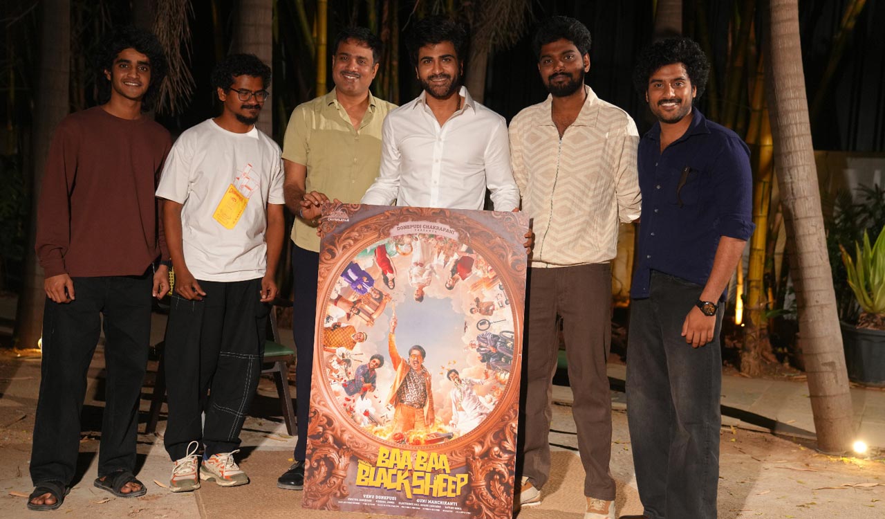 Sharwanand unveils teaser of crime comedy Baa Baaa Black Sheep