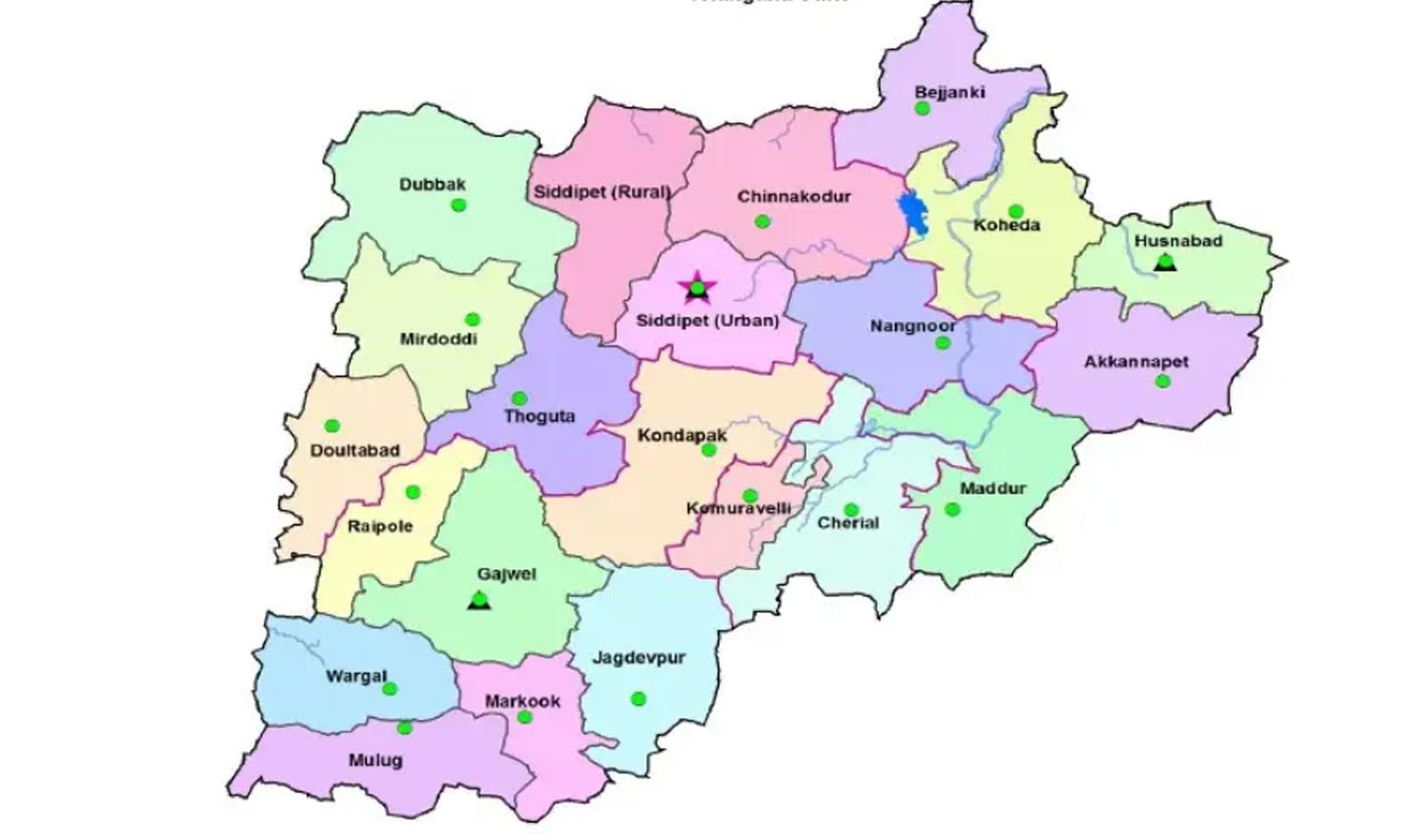 Siddipet’s future as a district in doubt amid Congress demerger plans