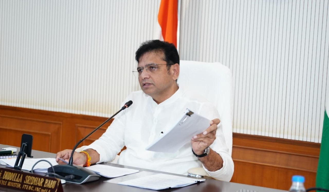 Economic Survey highlights Telangana’s improved inflation control, IT strength, says Sridhar Babu