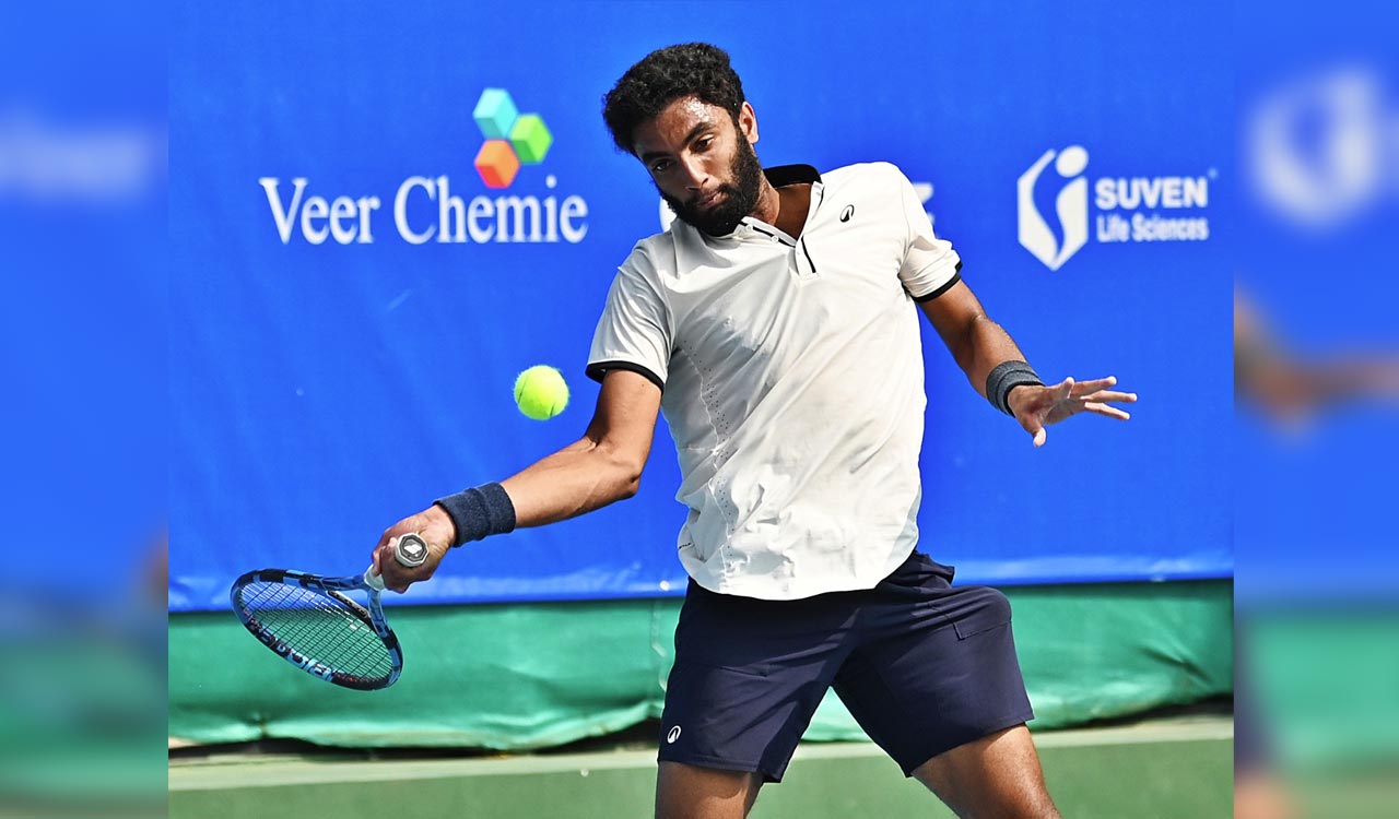 Manish Sureshkumar stuns top seed Vanshelboim in ITF Hyderabad