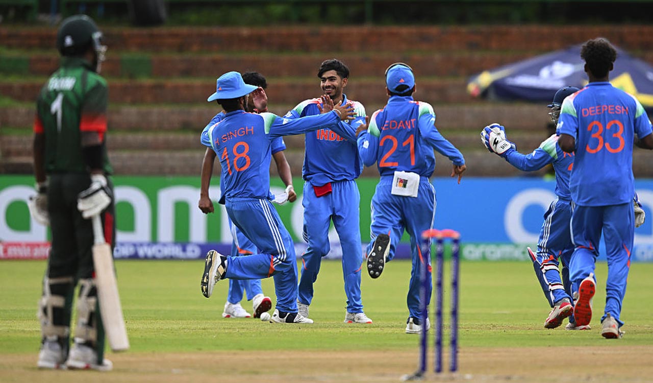 Malhotra’s 4/14 sparks India’s win over Bangladesh in U19 World Cup