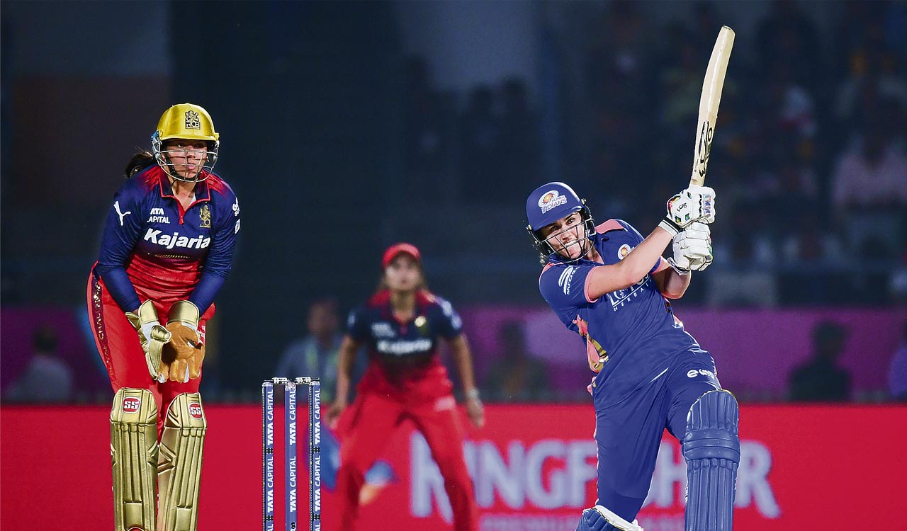 Nat Sciver-Brunt hits first WPL century as Mumbai beat RCB