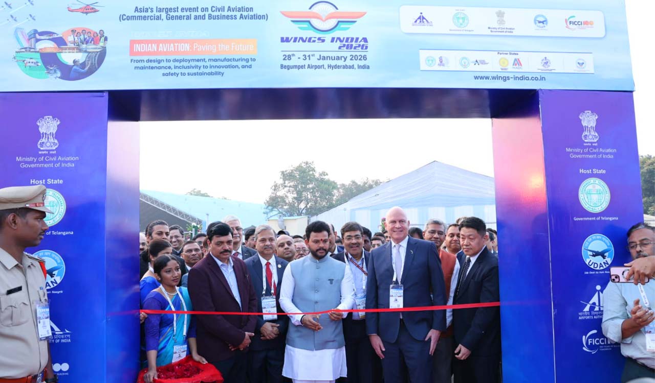 Wings India 2026 takes off amid sombre mood after Maharashtra plane crash