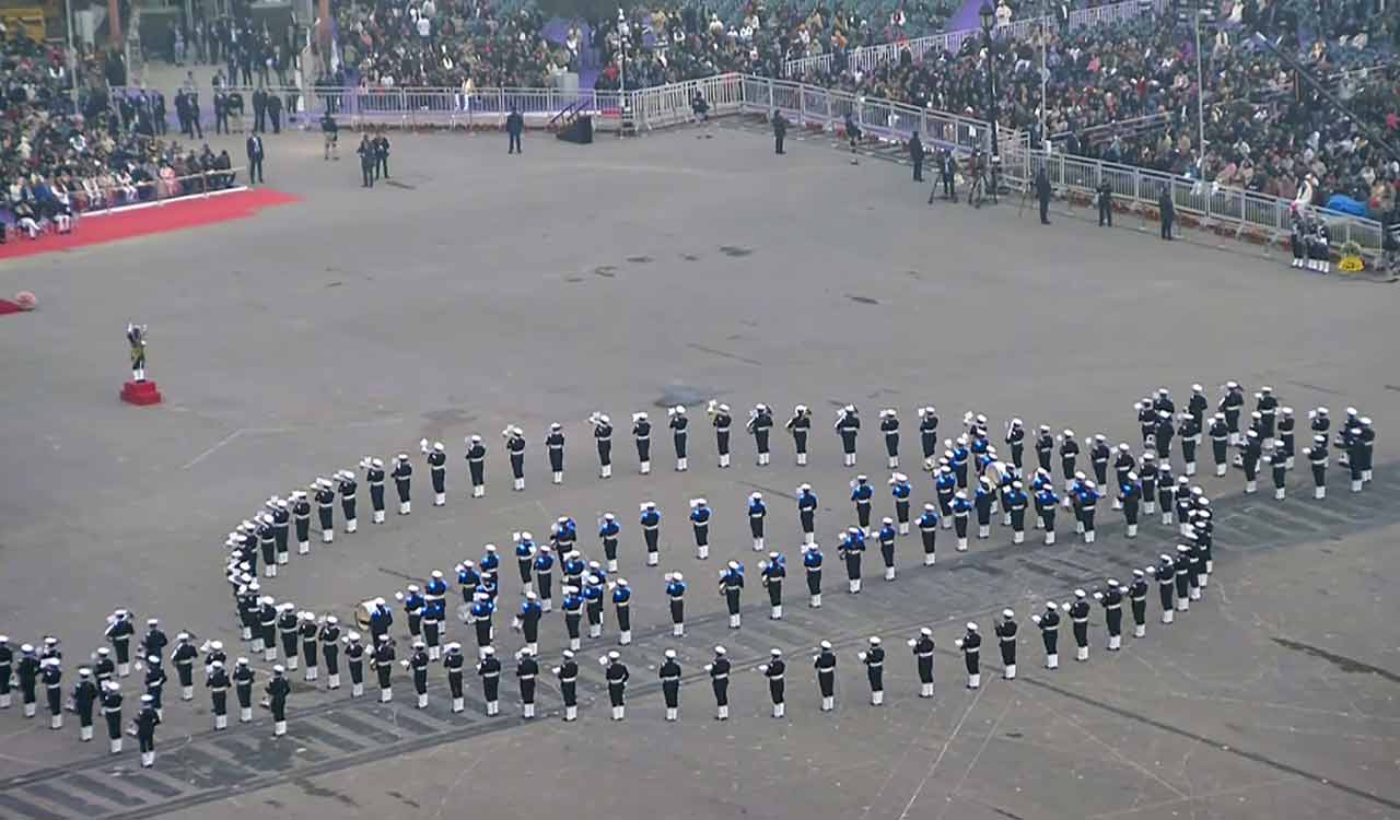 Beating Retreat ceremony celebrates 150 years of Vande Mataram