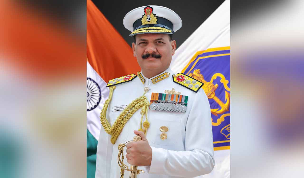 Navy chief reviews Eastern Fleet combat readiness in Bay of Bengal