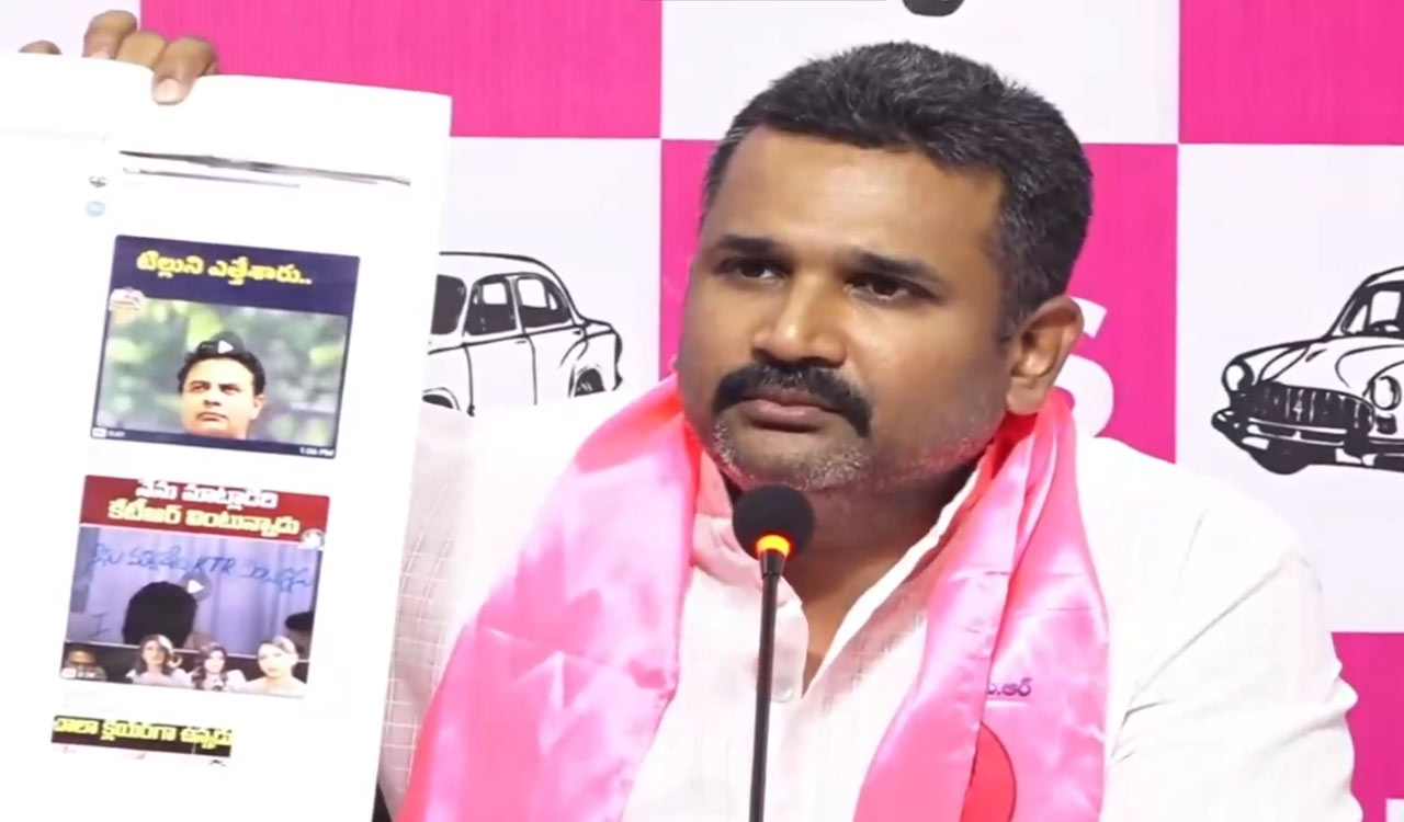 BRS exposes Congress govt running taxpayer-funded propaganda network