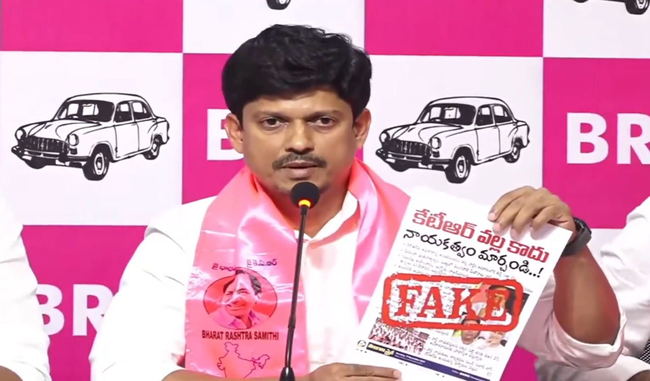 BRS exposes Congress govt running taxpayer-funded propaganda network