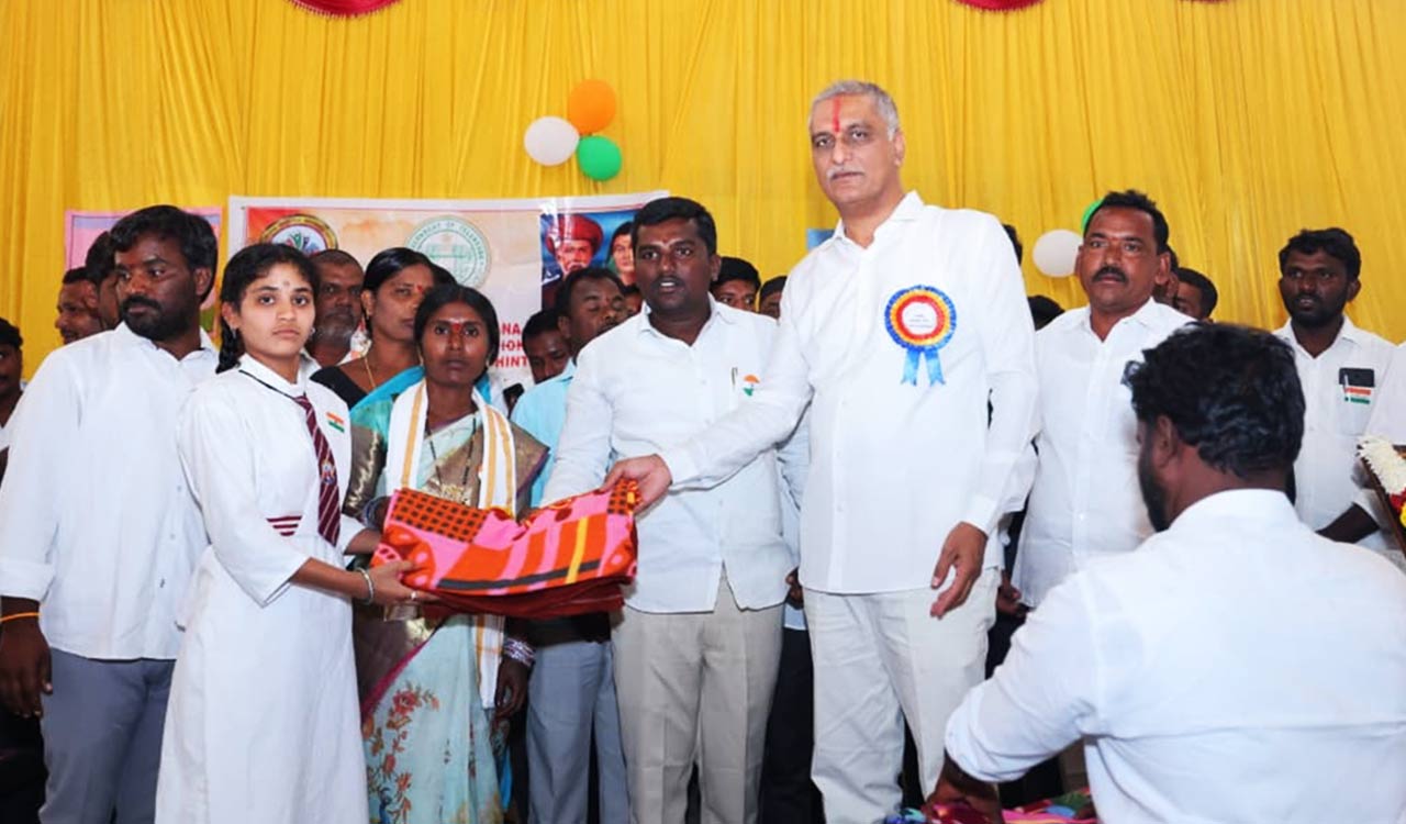 Harish Rao promises tuition support for girls cracking NEET