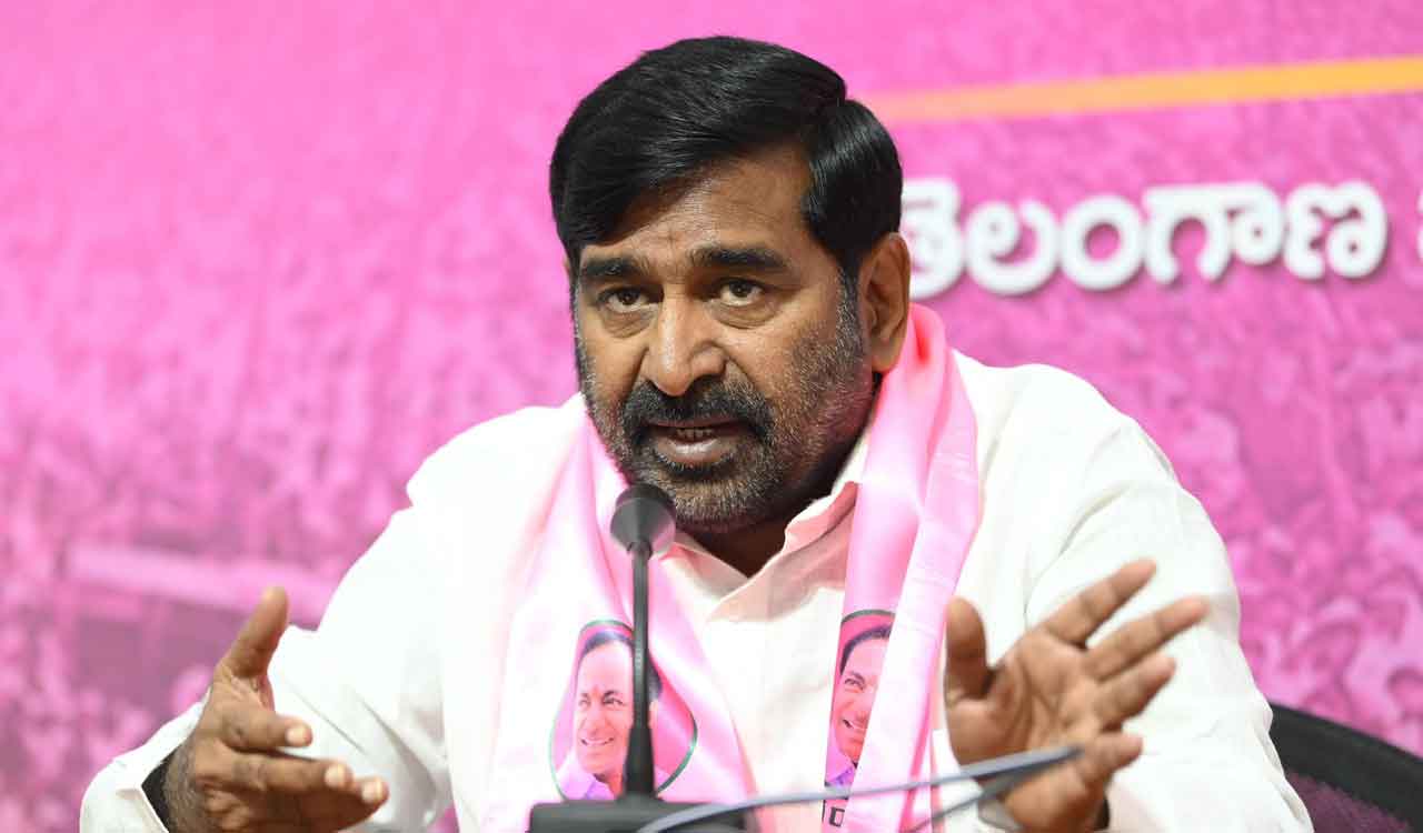 Jagadish Reddy slams Congress govt for ruining Telangana administration