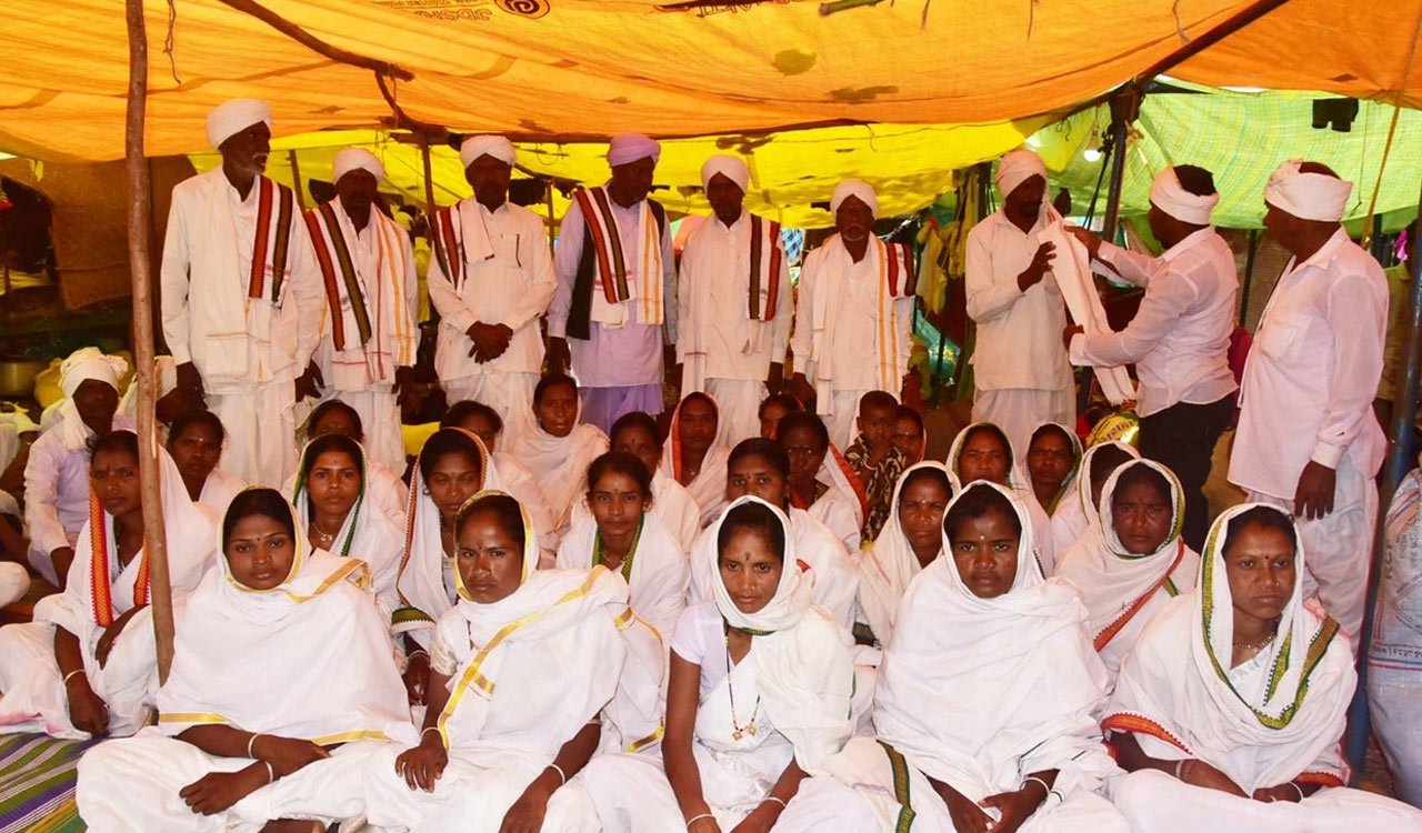 Nagoba Jatara: Thousands of tribals congregate at Adilabad’s Keslapur