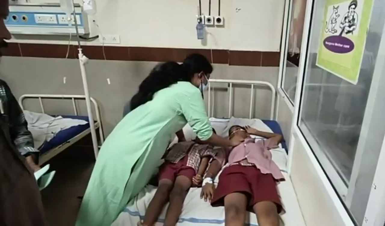 Nearly 32 students fell ill after having lunch in a Govt. school in Khammam