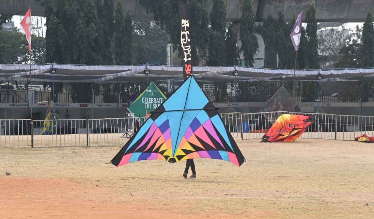 Parade Ground comes alive with giant kites, sweet stalls