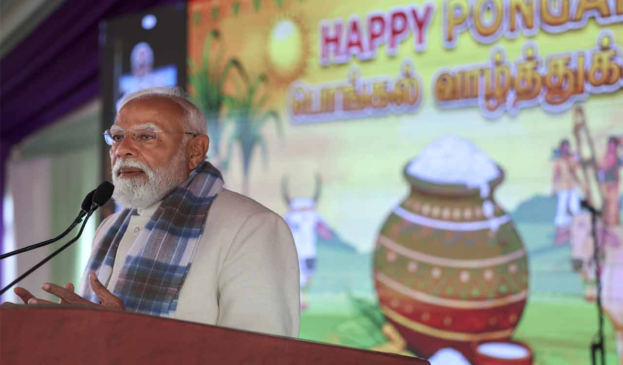 Modi attends Pongal celebrations in Delhi, calls it global festival