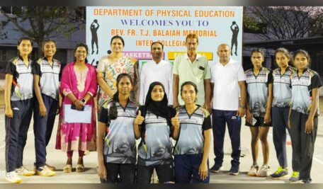 Veeranari Chakali Ilamma Women’s University which won the Inter-college volleyball tournament in Hyderabad.