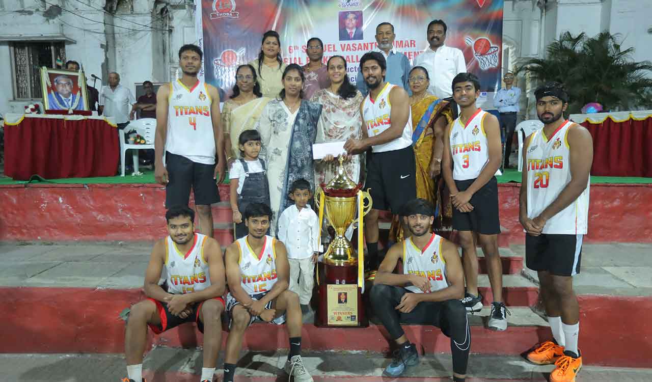 Titans emerge champions in sixth Samuel Vasanth Kumar memorial basketball tournament