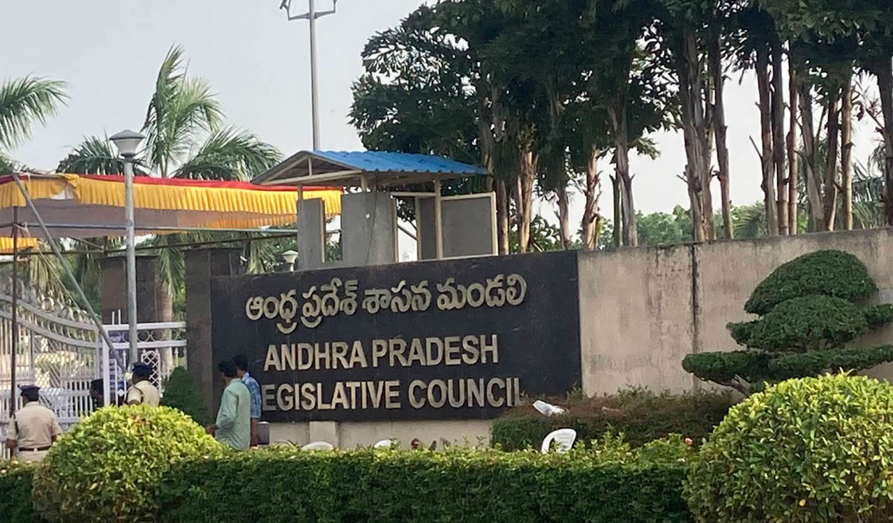 Andhra Council adjourned after row over ‘display of Venkateswara Swamy pics’ by YSRCP members