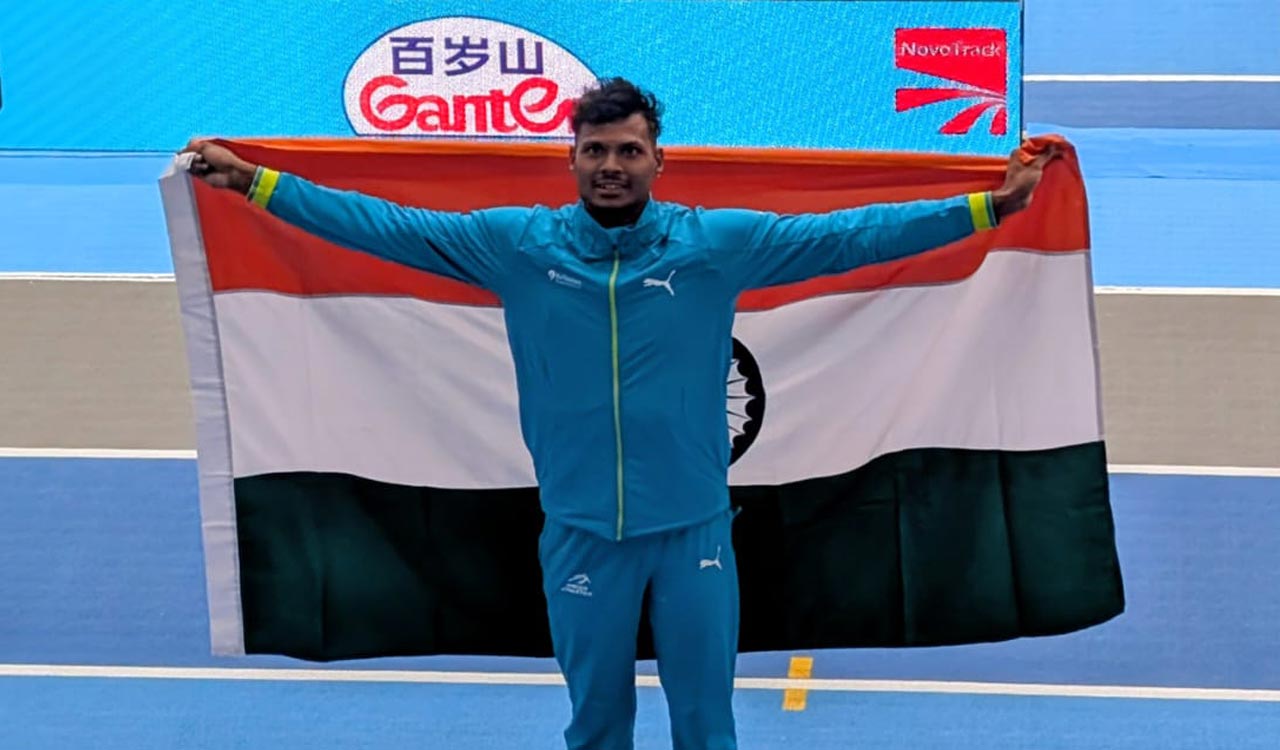 Aadrash Ram wins bronze in Asian Indoor Athletics Championships