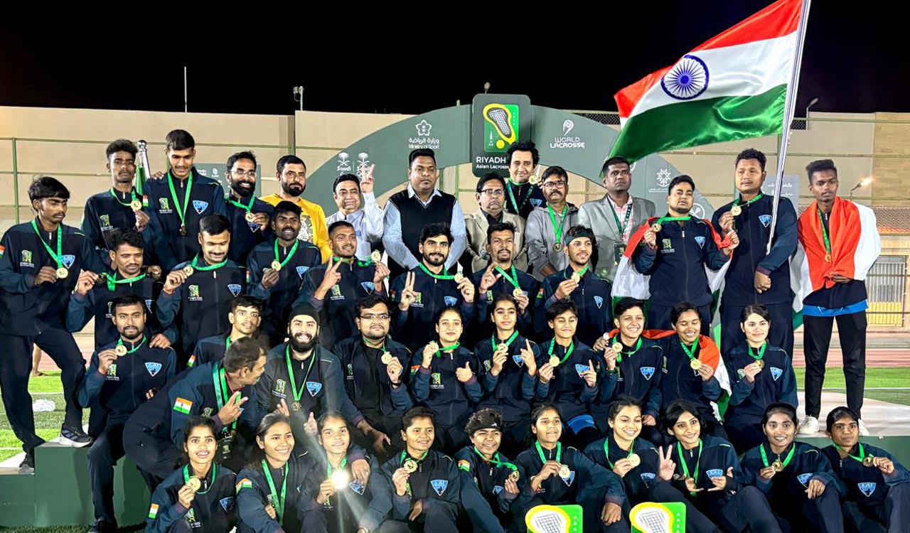 India clinches men’s and women’s titles at Asian Lacrosse Games in Riyadh