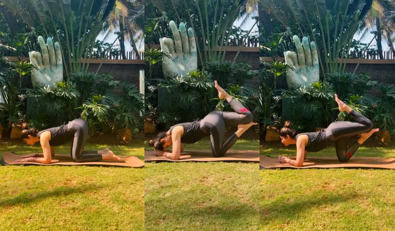 At 50, Shilpa Shetty swears by yoga to stay fit and flexible