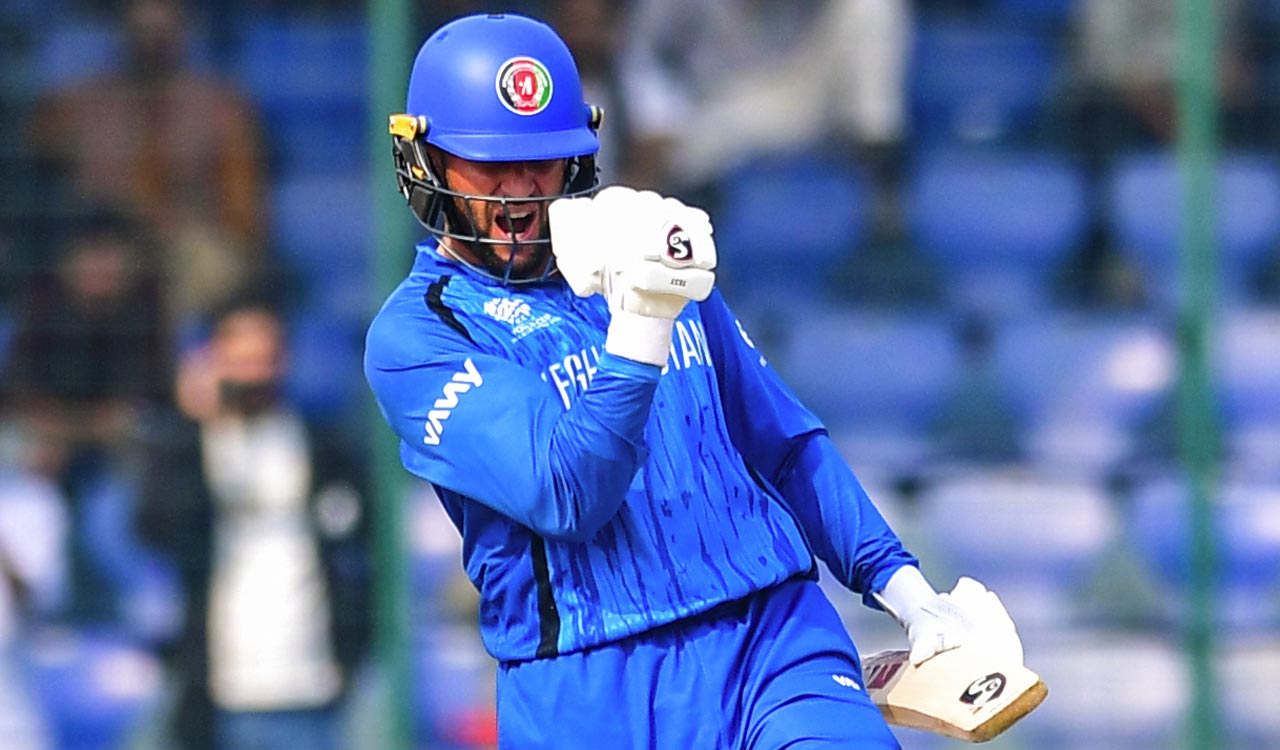 Azmatullah Omarzai stars as Afghanistan beat UAE to keep Super Eight hopes alive