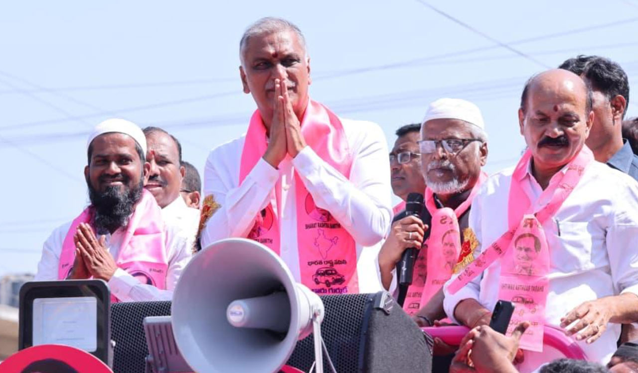 Communal harmony in Telangana disturbed after Congress came to power, says Harish Rao