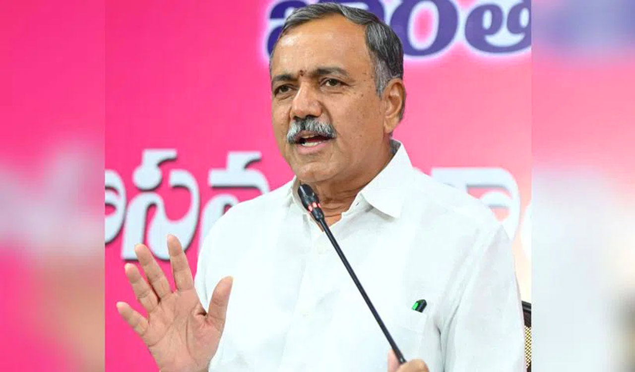 BRS slams Congress for making mockery of Constitution