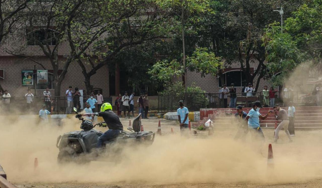 Students showcase off-road vehicle skills at BVRIT event