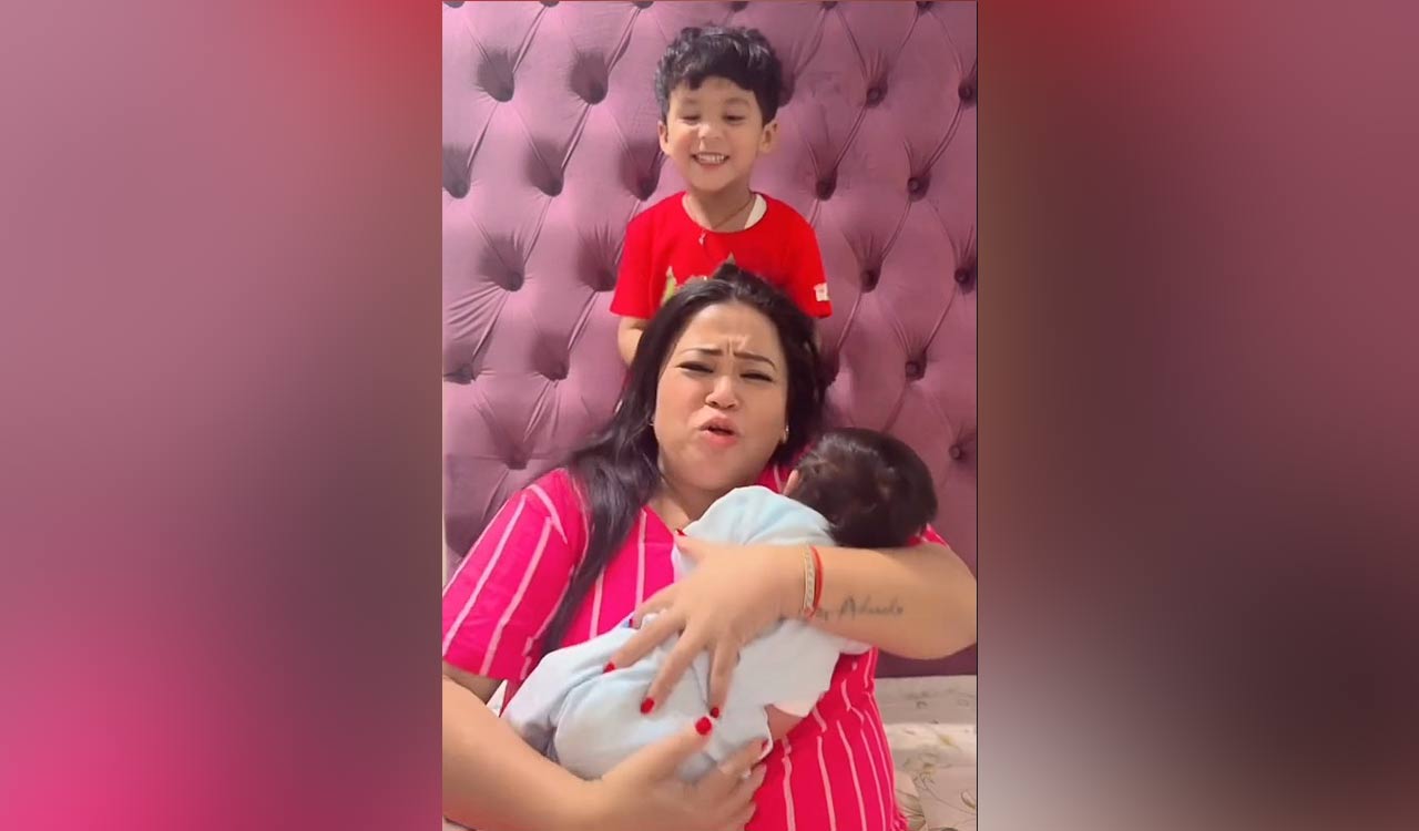 Bharti Singh shares a glimpse of newborn baby Kaju’s face