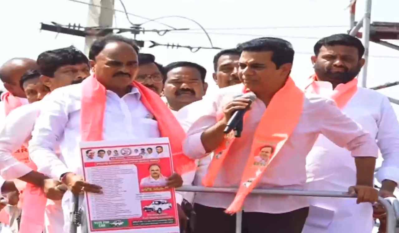 Congress is betraying youth, farmers, says KTR