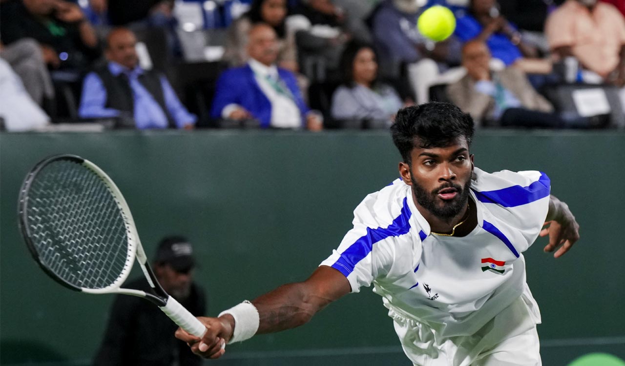 Dhakshineswar Suresh levels Davis Cup tie for India against Netherlands