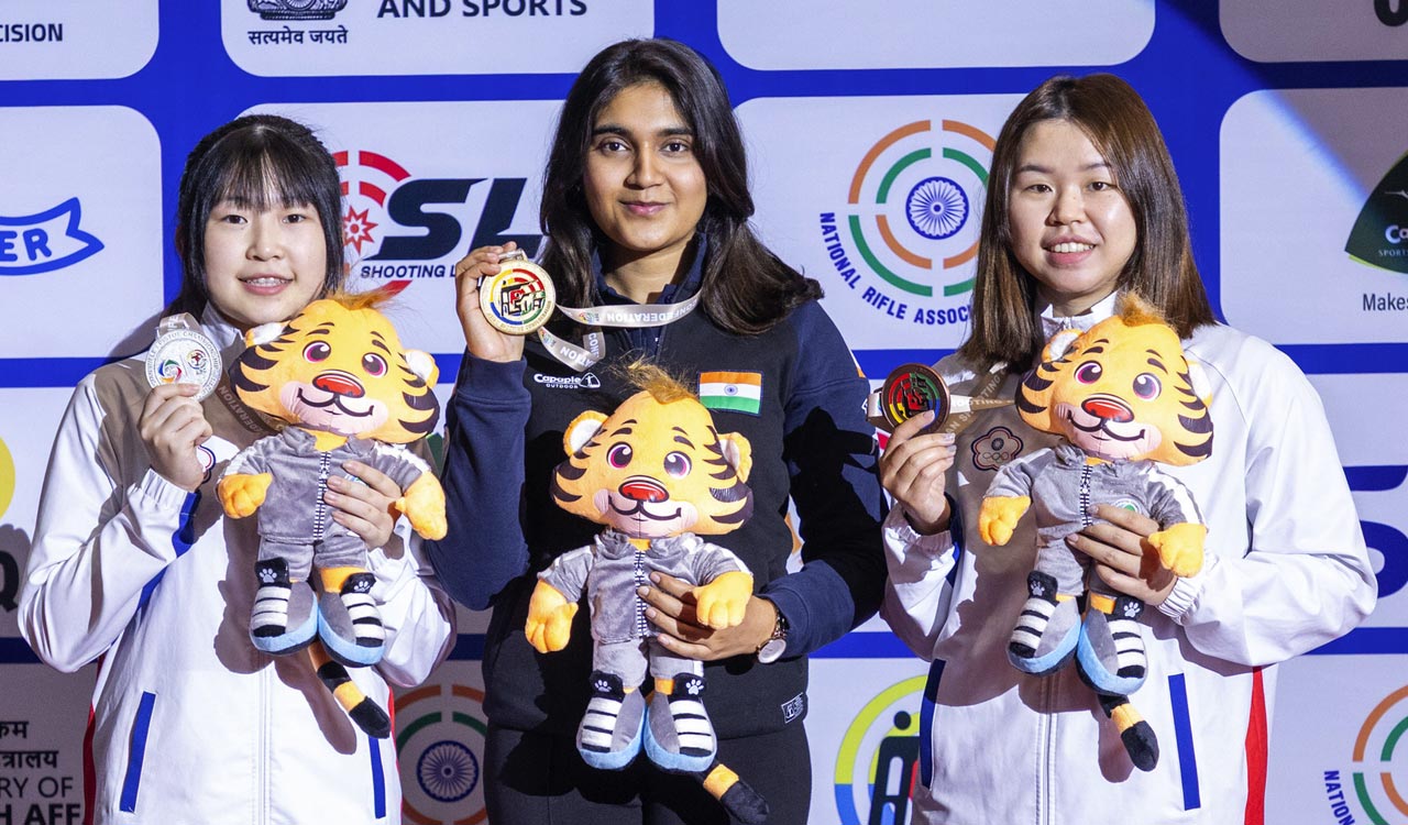 Hyderabad’s Esha Singh wins second Asian gold in shooting