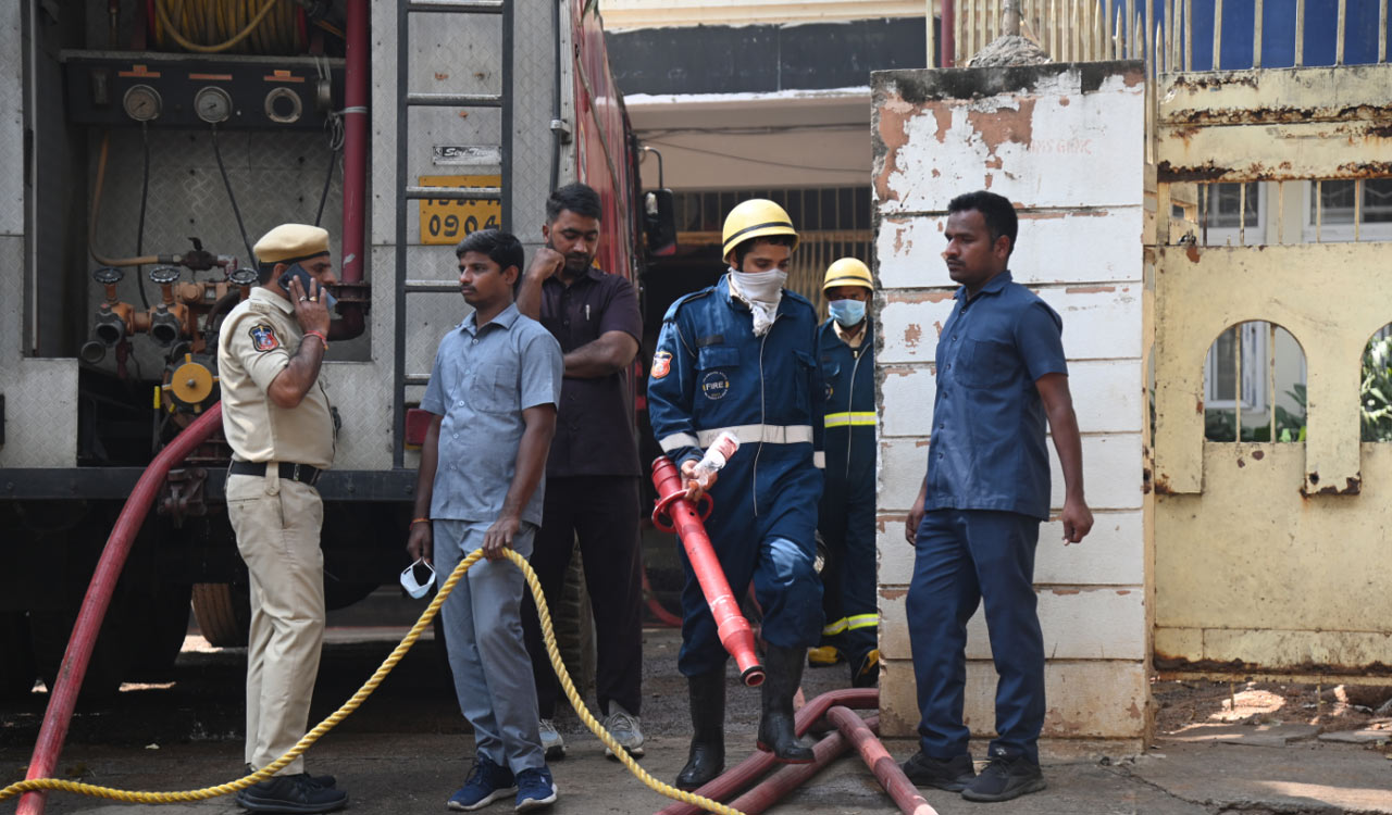 Major fire at Nampally forensic lab destroys cyber forensic section