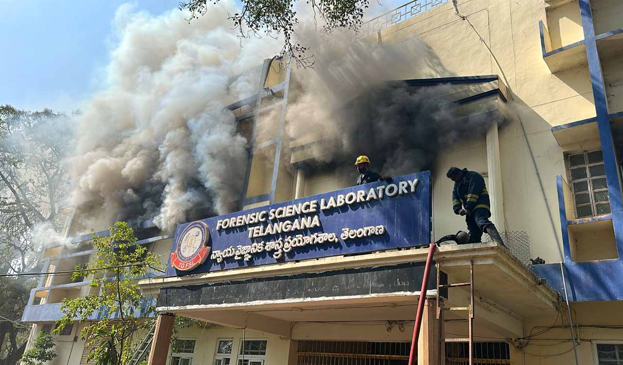 Hyderabad police probe fire at Forensic Science Laboratory