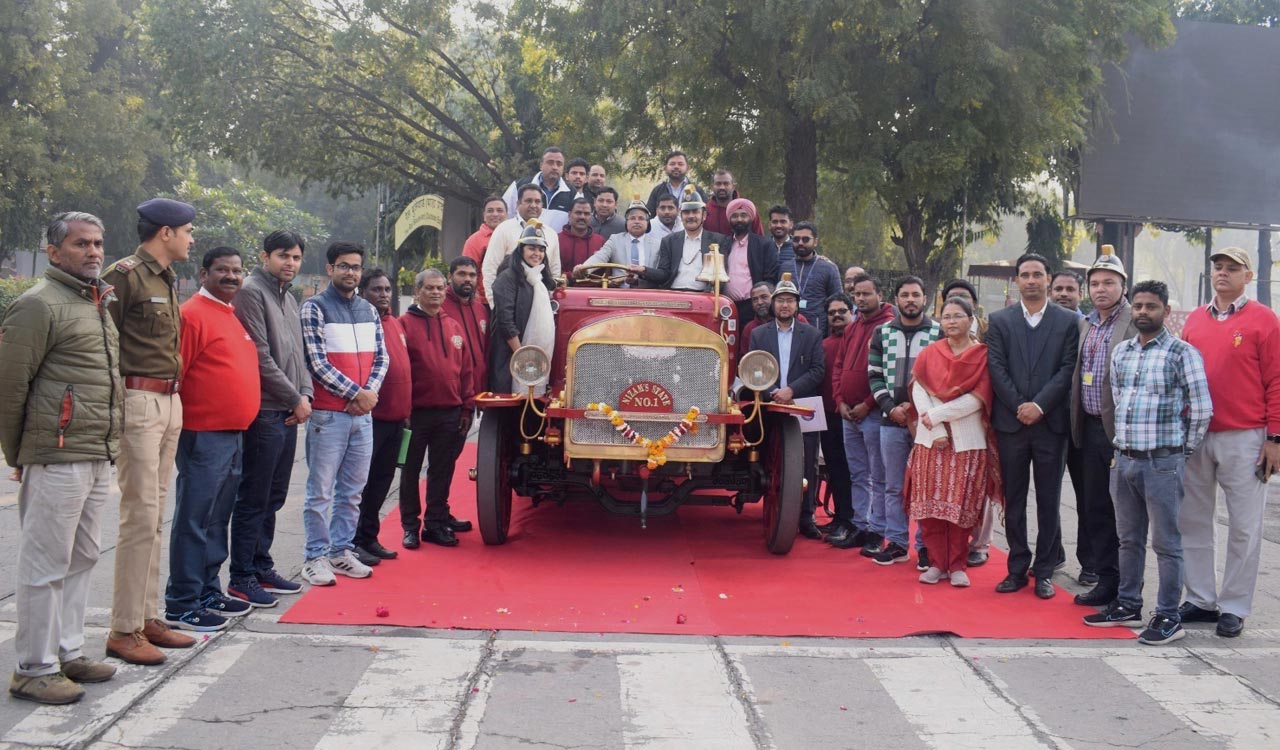 Hyderabad’s iconic 111-year-old John Morris fire engine wins at vintage car rally