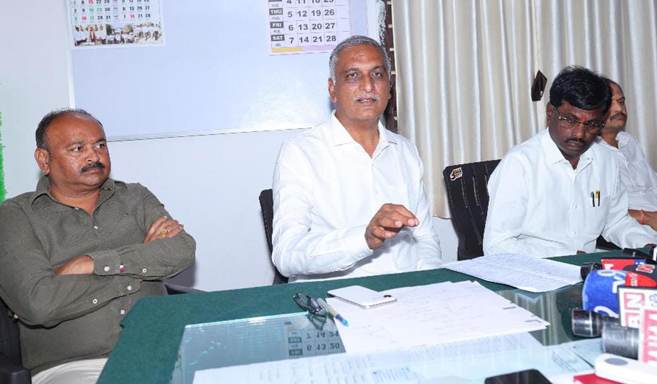 Nothing changed after Bhu Bharathi replaced Dharani, says Harish Rao