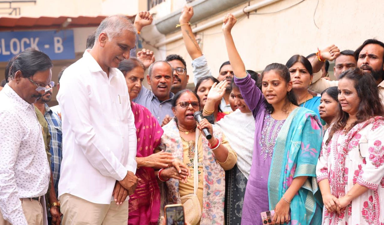 Harish Rao alleges real estate agenda behind Musi project, demands withdrawal of eviction notices