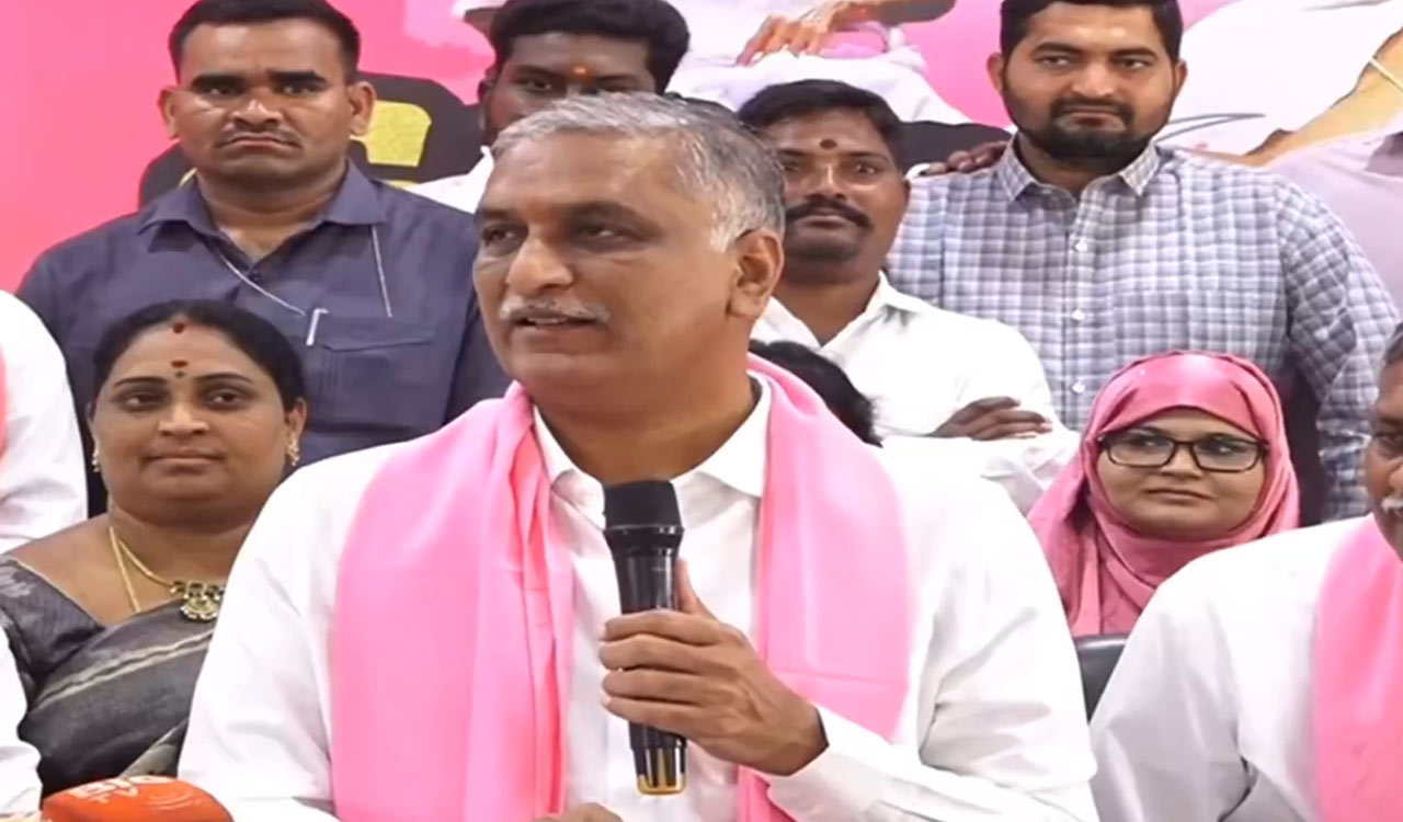 Harish Rao demands SIT probe into Bhu Bharati portal irregularities