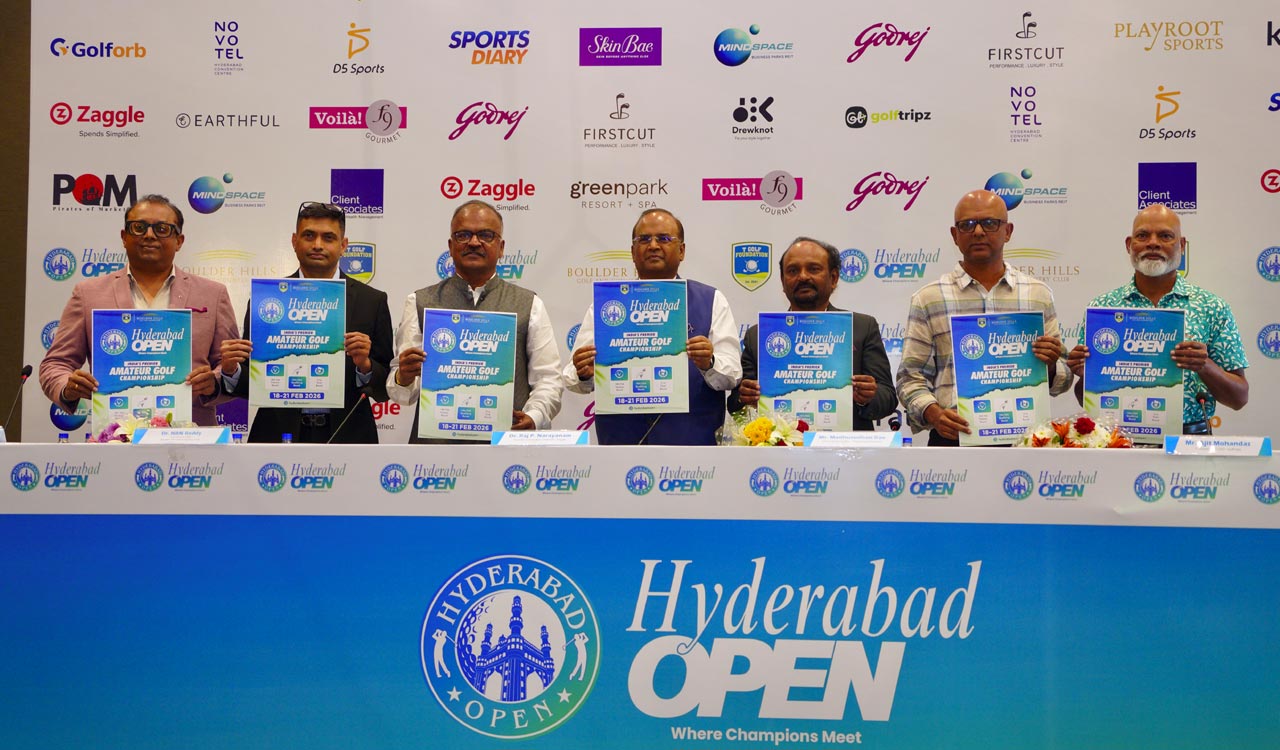 Sports briefs: Hyderabad Open Amateur Golf from February 17 to 21