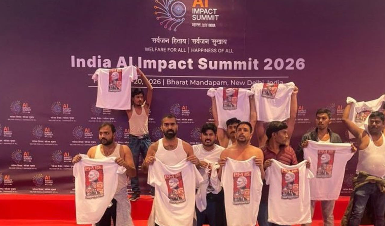 KTR condemns Youth Congress protest at AI Summit 2026 in New Delhi