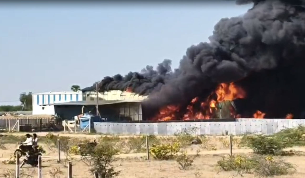 Video: Fire at drip irrigation pipeline factory in Ieeja triggers panic, no casualties reported