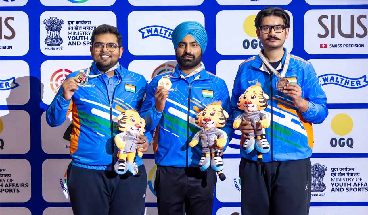 India cross 50 medals as Elavenil, Arjun win mixed team gold