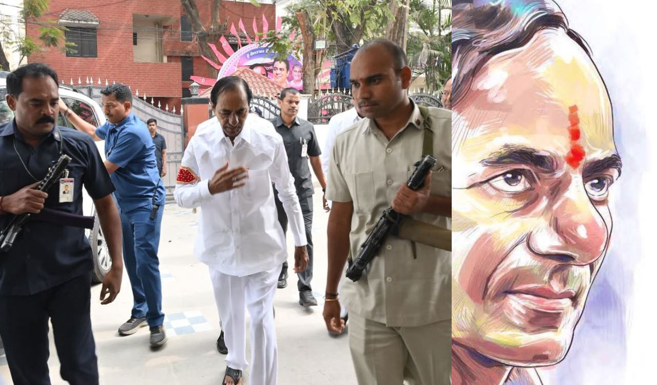 KTR, Harish Rao slam Congress govt over SIT questioning KCR
