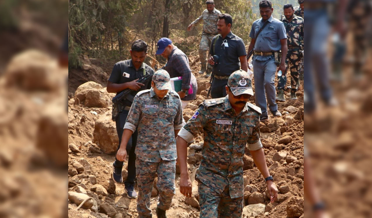 Kothagudem police constructing a bridge in Cherla mandal with Rs 4.50 crore
