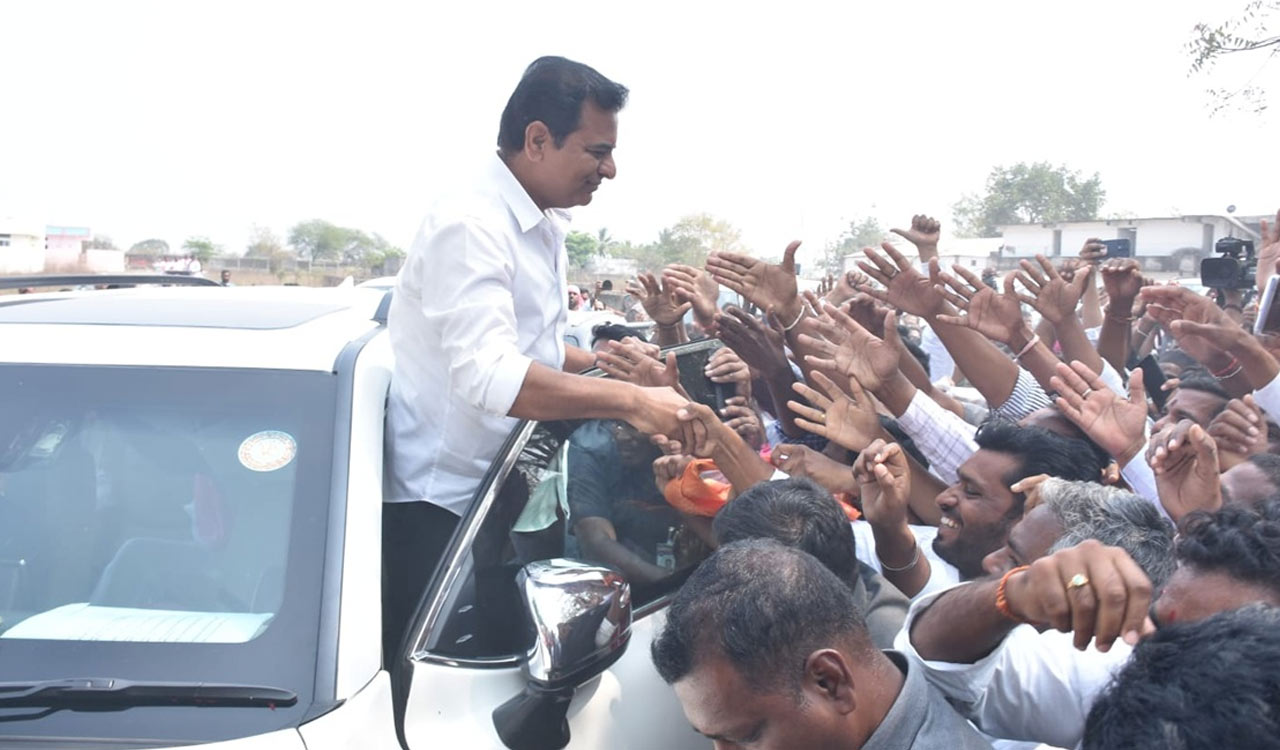 KTR accuses Congress govt of weaponising police to win municipal polls