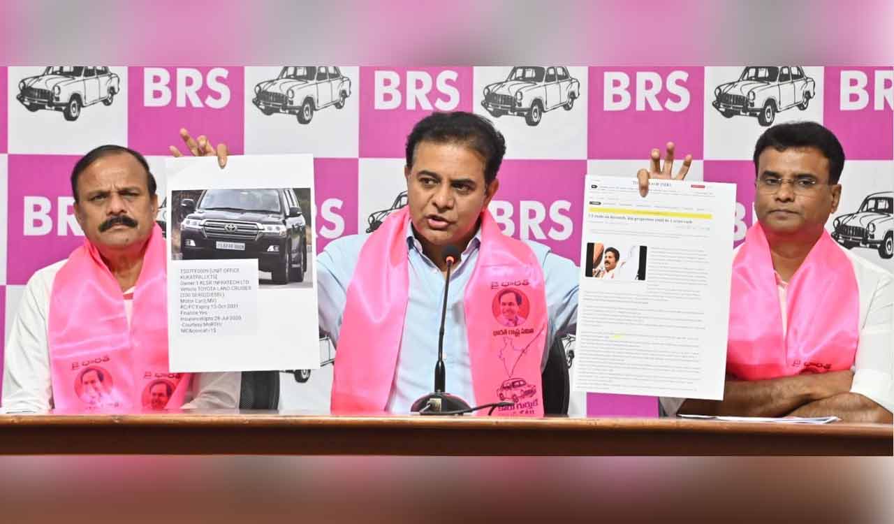 KTR fires Rs 6,000-crore broadside at Revanth Reddy, demands central investigation
