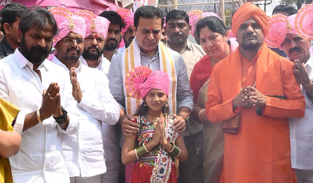 KTR says Congress resorting to anarchy to usurp power in hung municipalities