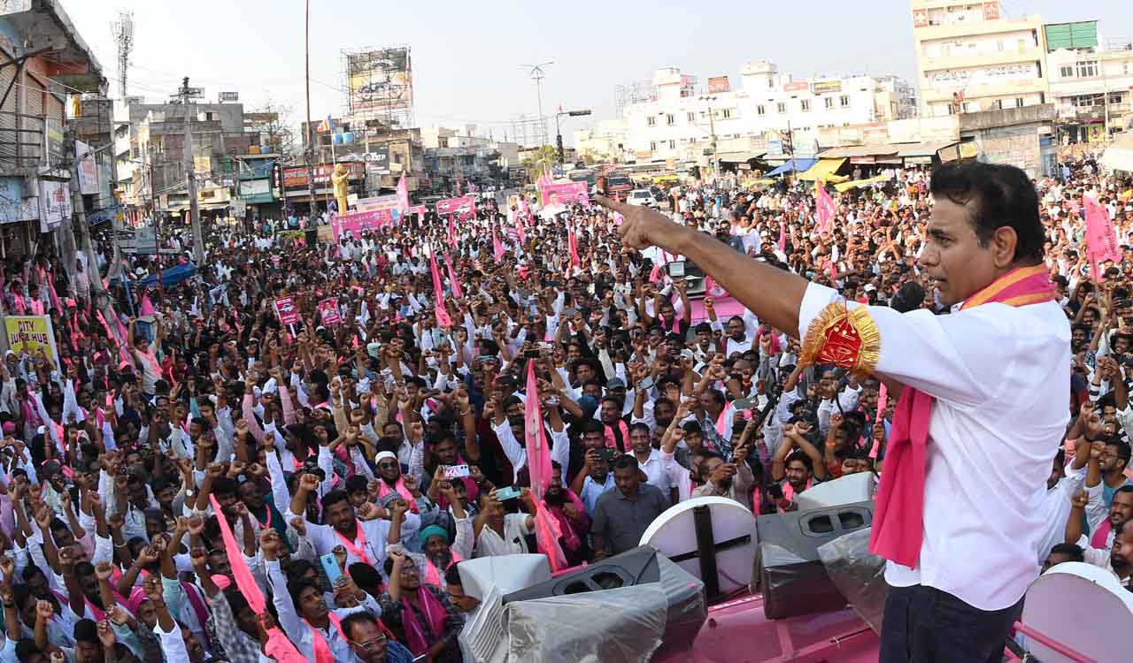 Revanth Reddy BJP mole in Congress garb, says KTR