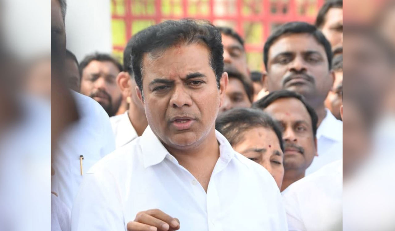 KTR demands Centre’s reply over Revanth’s claims of preparedness to send Rs 1,000 crore to AICC