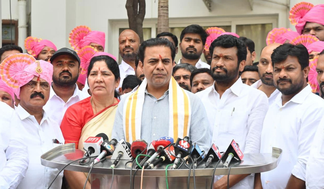 KTR says Congress resorting to anarchy to usurp power in hung municipalities