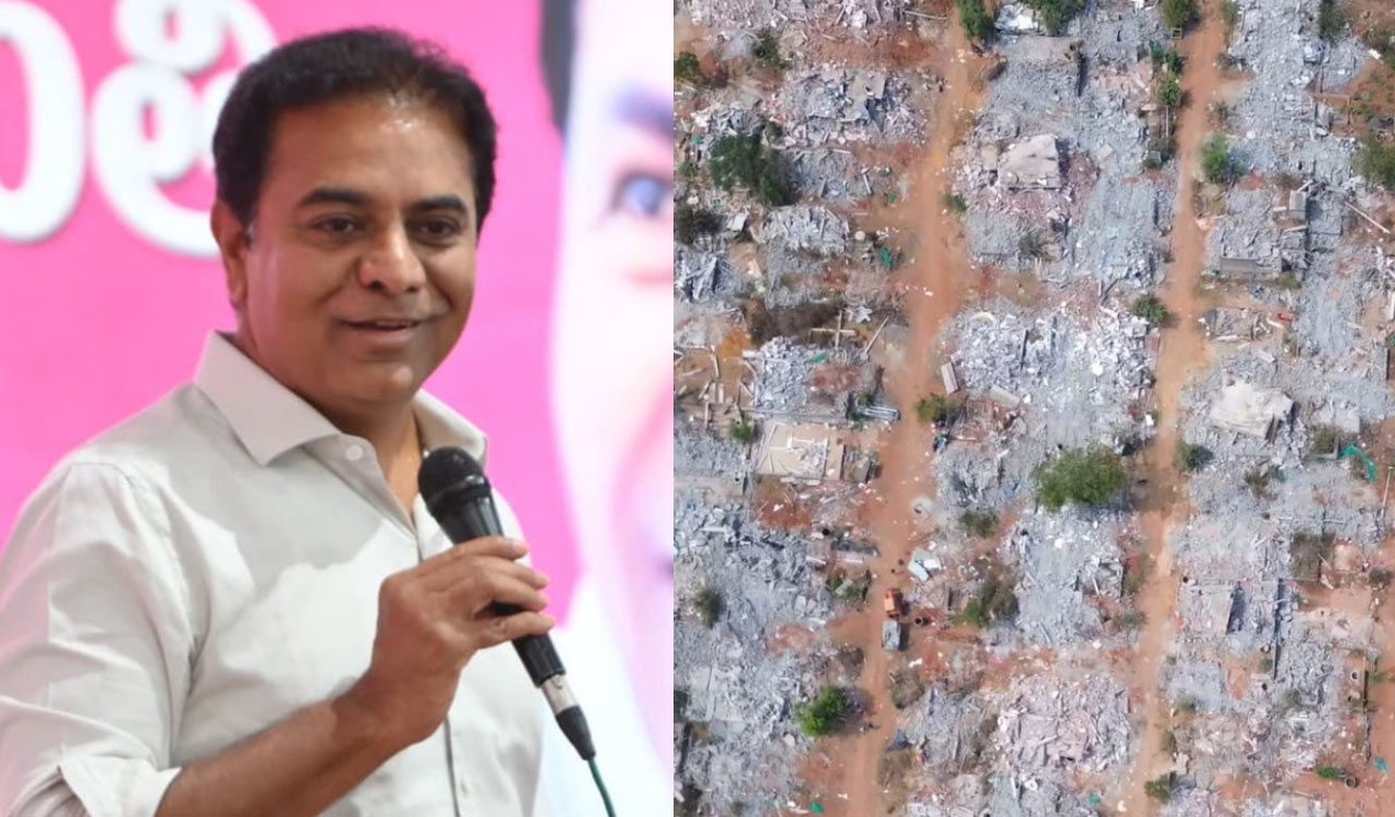 Congress govt acting like real estate company: KTR